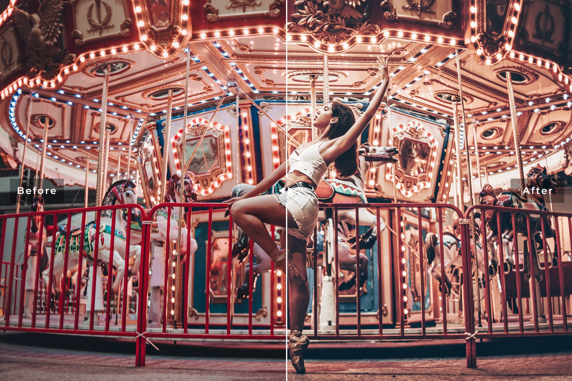 Carousel Lightroom Presets Packpreview image.