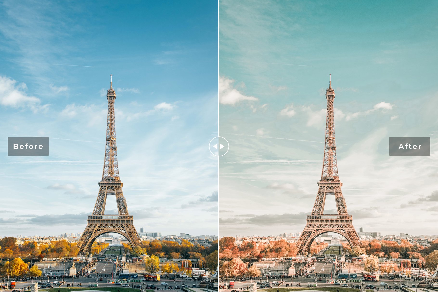 Parisian Lightroom Presets Packpreview image.