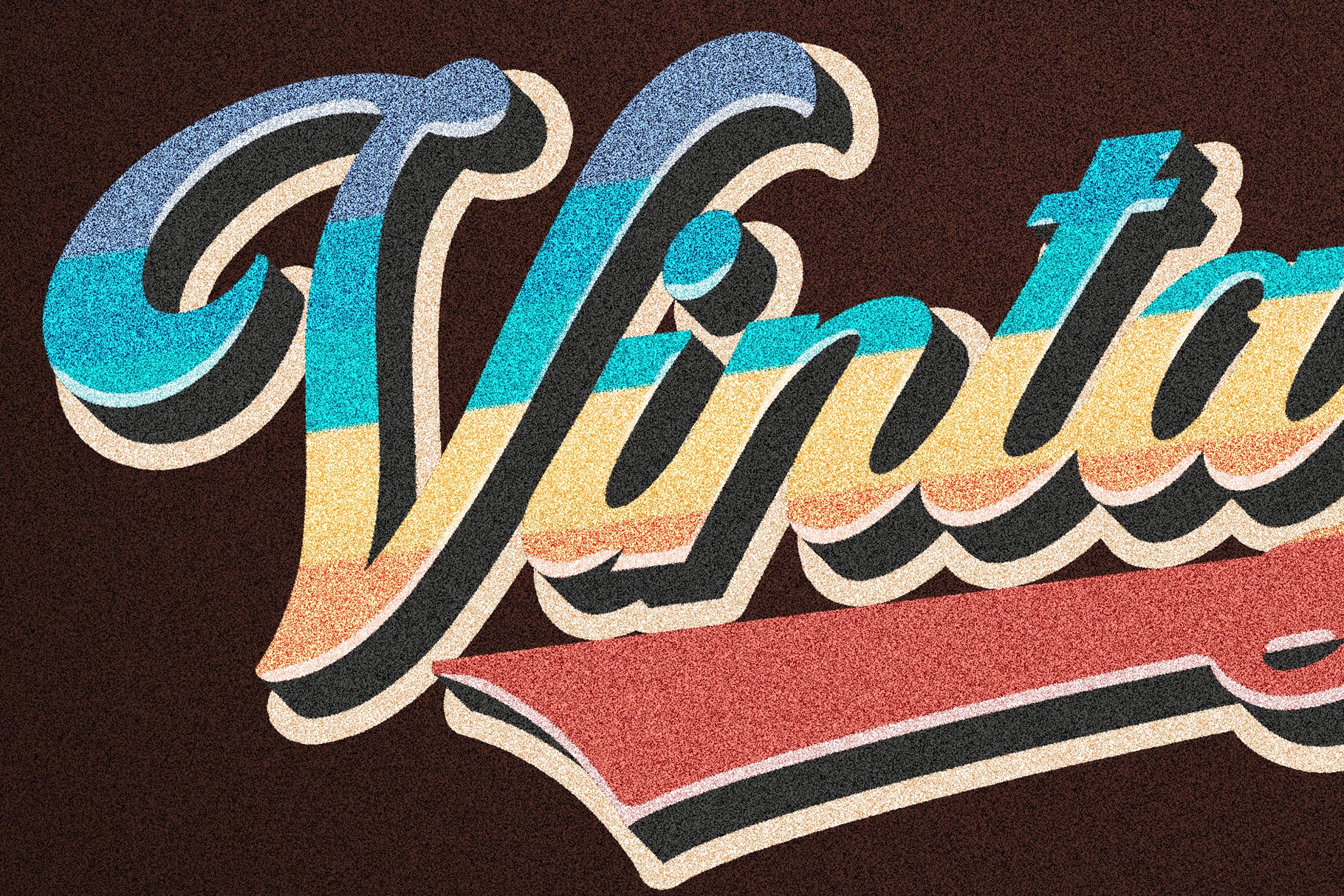 Vintage Text Effect Stylepreview image.