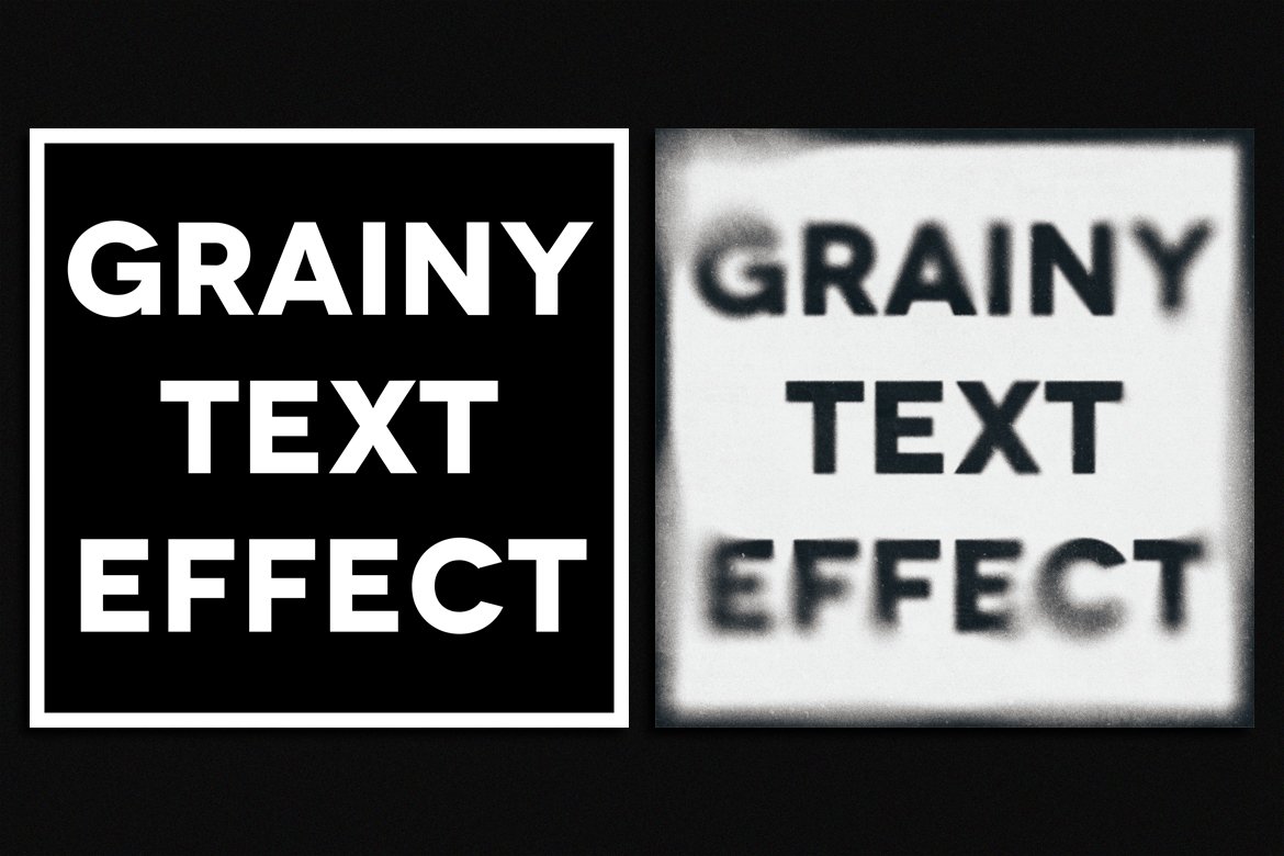 Grainy Text Effectpreview image.