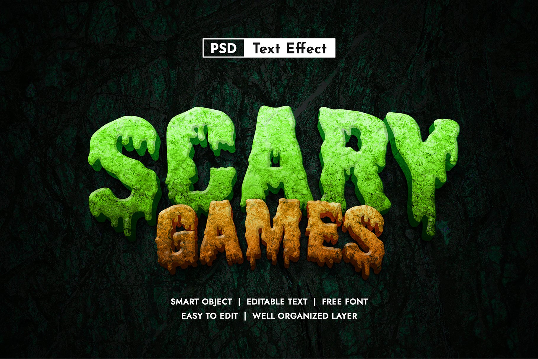 Set of Horror Text Effect Vol 2preview image.