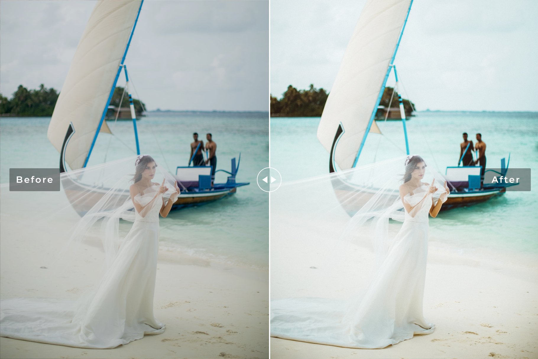 Fuvahmulah Pro Lightroom Presetspreview image.