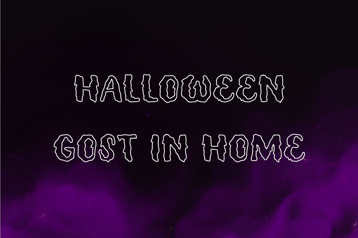 Trick or Track - Halloween Font preview image.