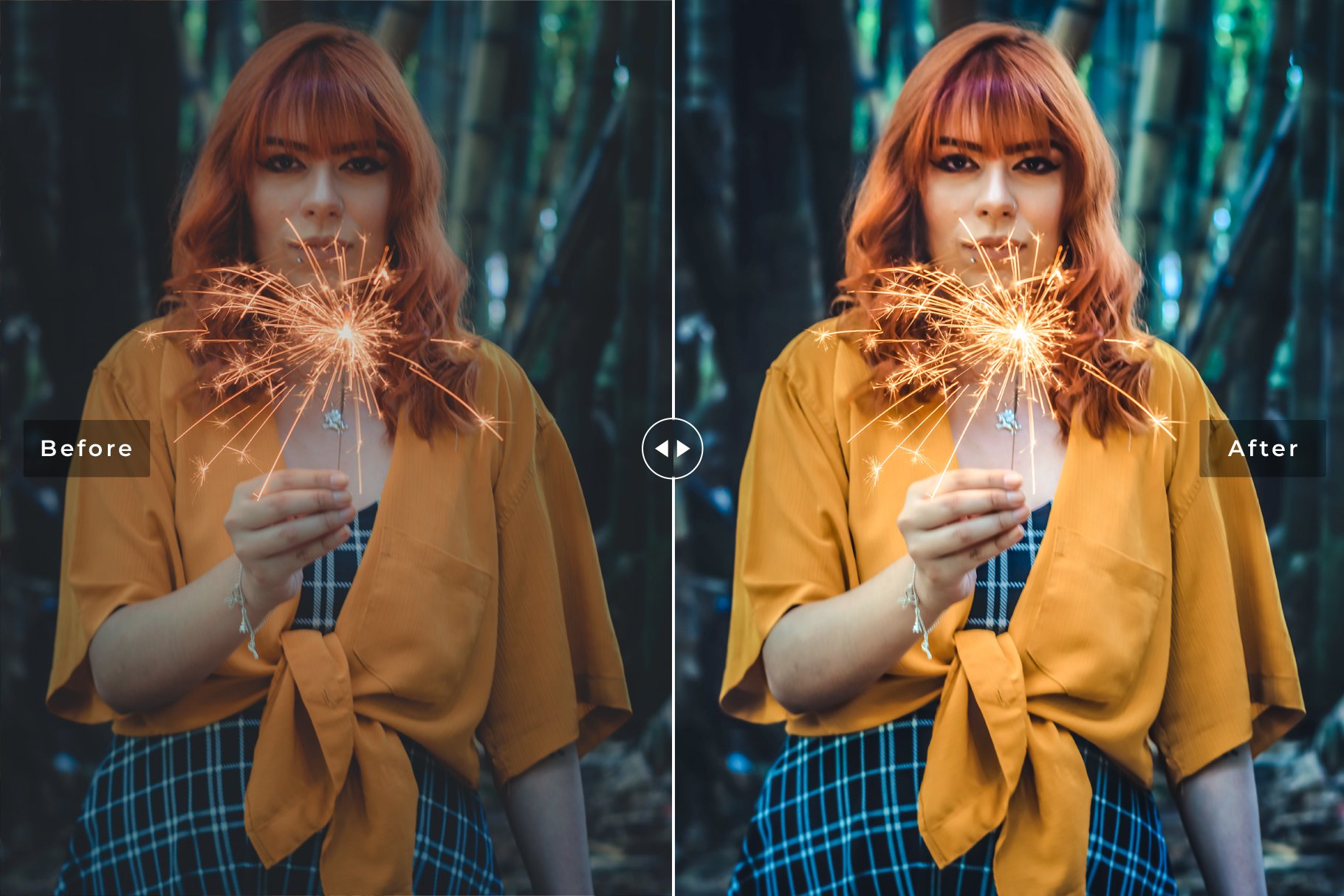 Sparkly Lightroom Presets Packpreview image.