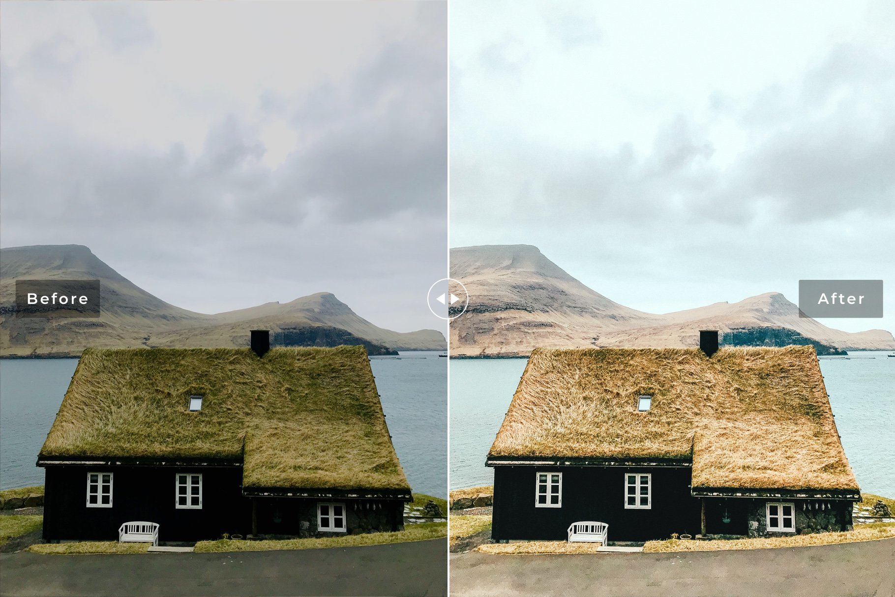 Faroe Island Pro Lightroom Presetspreview image.