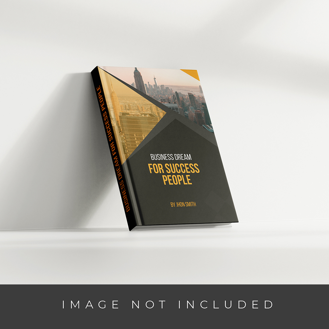 Corporate Book Cover Template preview image.
