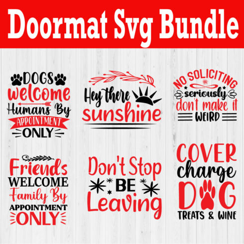 Doormat Svg Design Bundle Vol2 cover image.