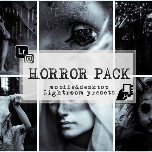 Horror Lightroom presetscover image.