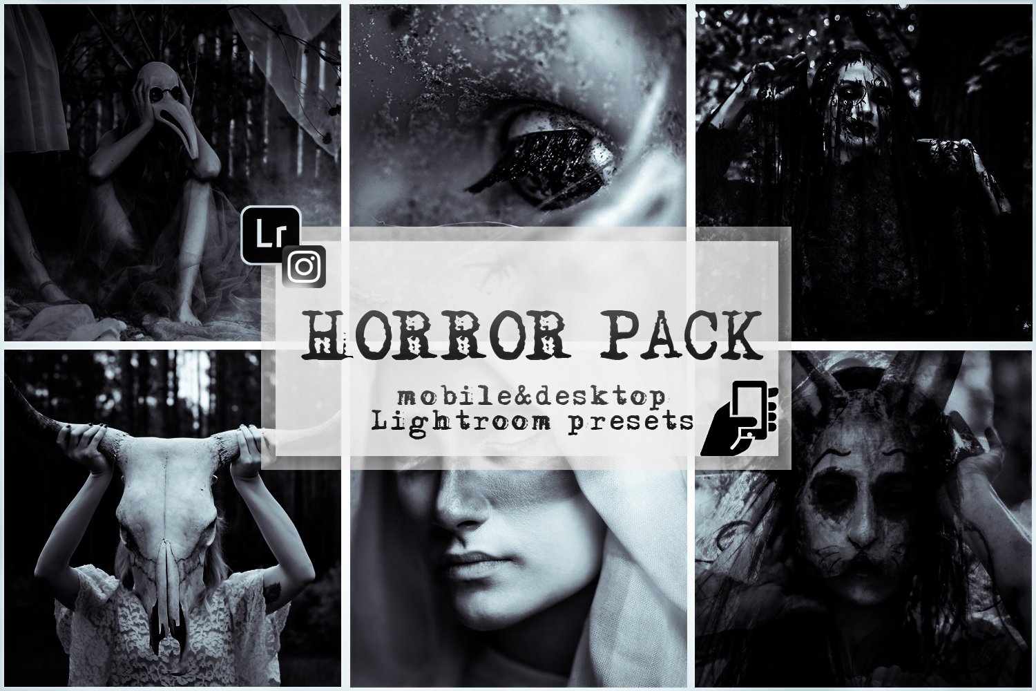 Horror Lightroom presetscover image.