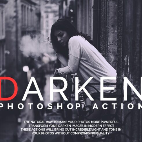 Darken Photoshop Actionscover image.