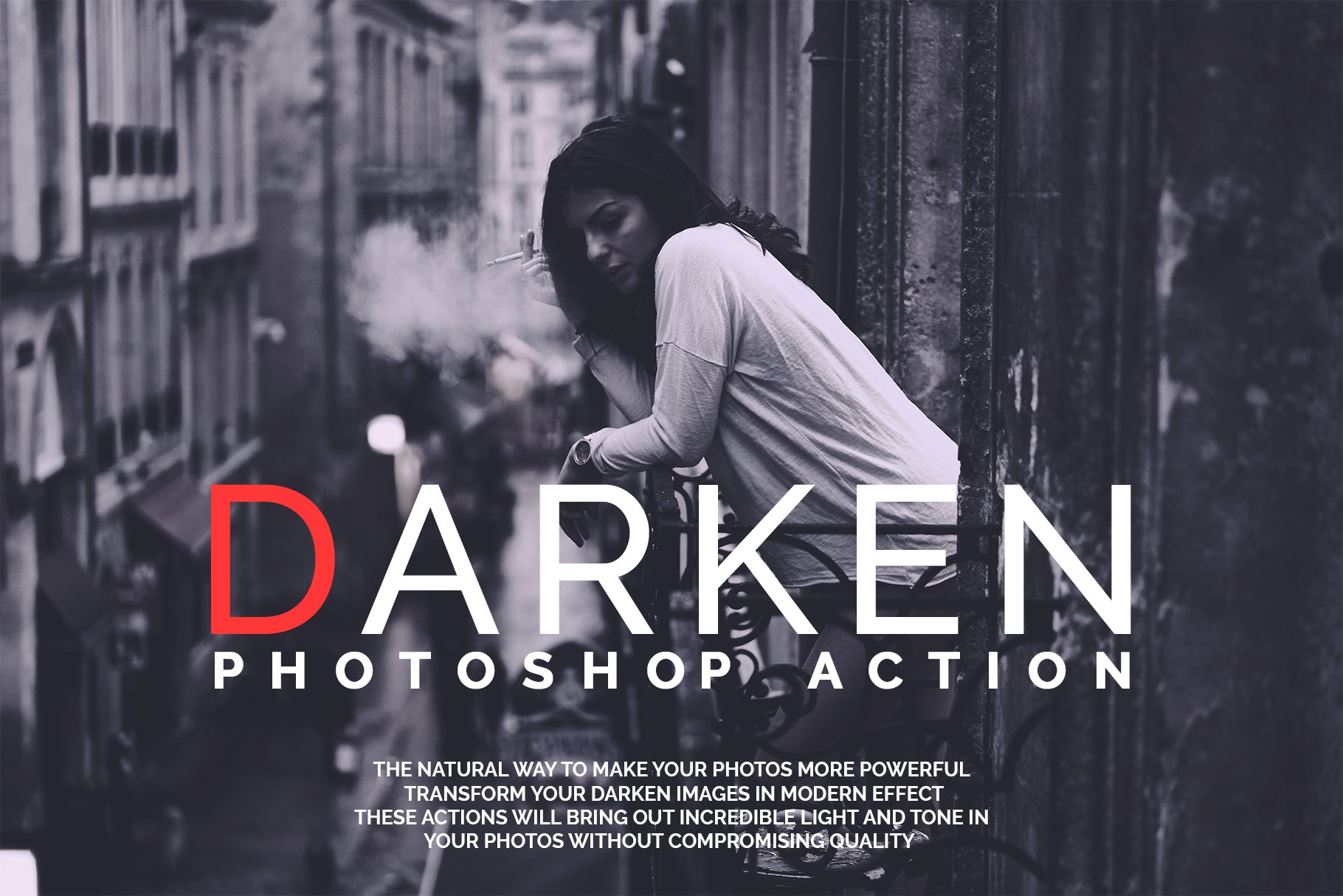 Darken Photoshop Actionscover image.