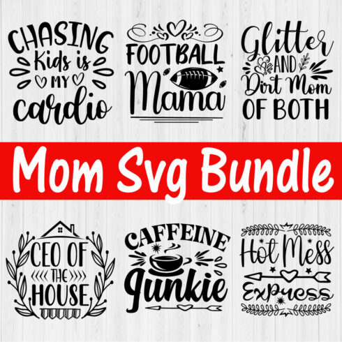 Mom Svg Quote Set Vol15 cover image.