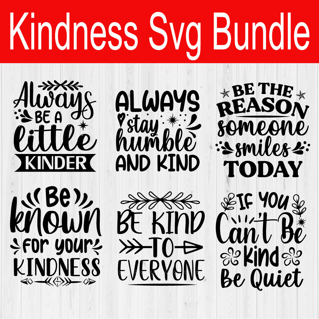 Funny Kindness Quotes Set Vol.4 - MasterBundles