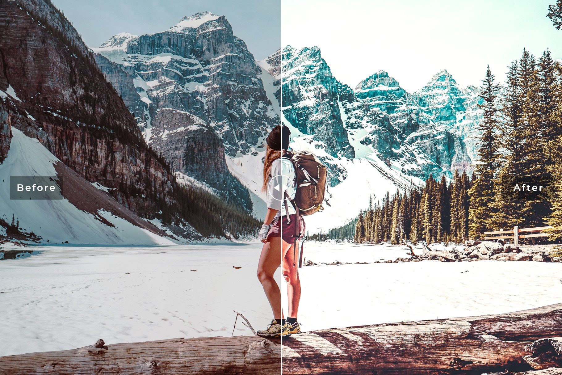 Moraine Lake Pro Lightroom Presetspreview image.