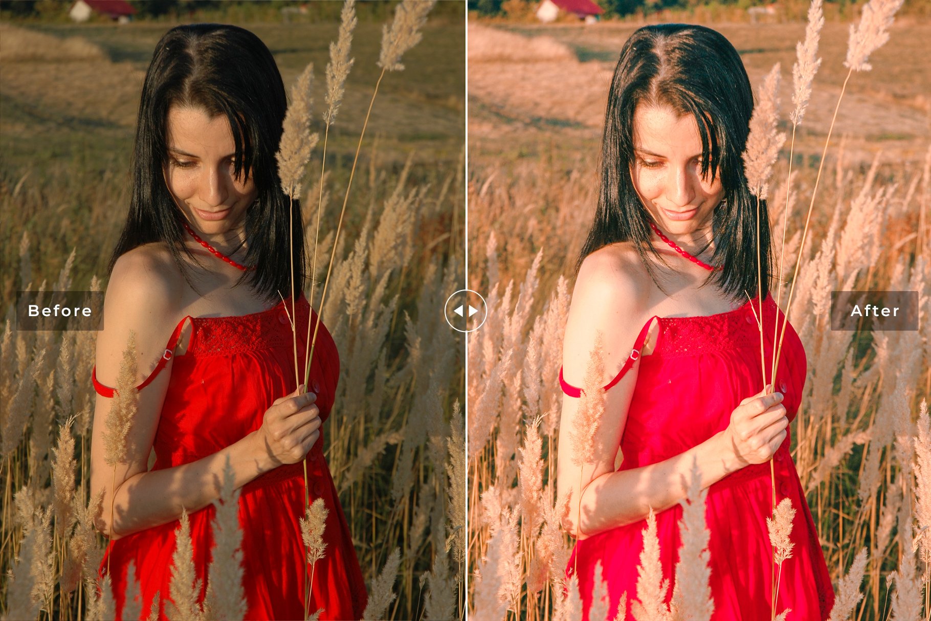 Vivid Red Pro Lightroom Presetspreview image.