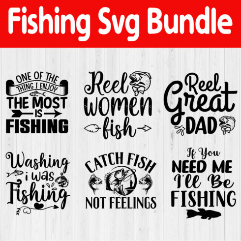 Fishing Svg Bundle Vol1 cover image.