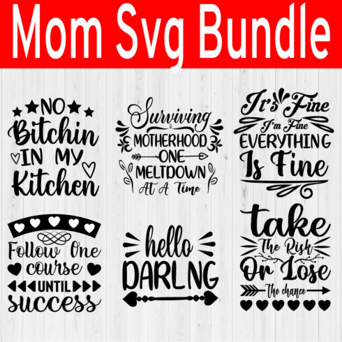 Mom Svg Bundle Vol5 cover image.