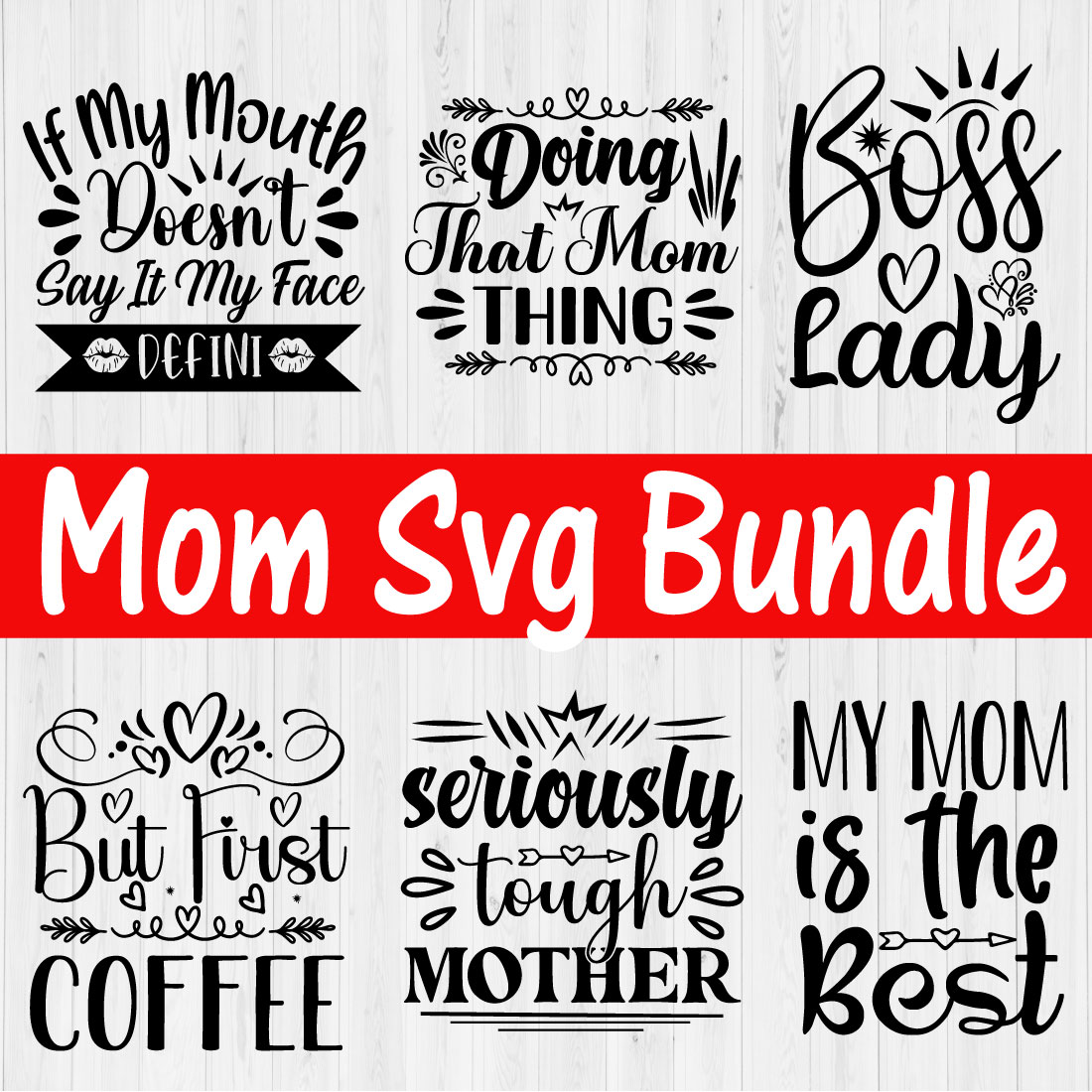 Mom Svg Bundle Vol16 cover image.