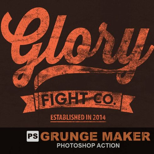 Grunge Maker Photoshop Actioncover image.