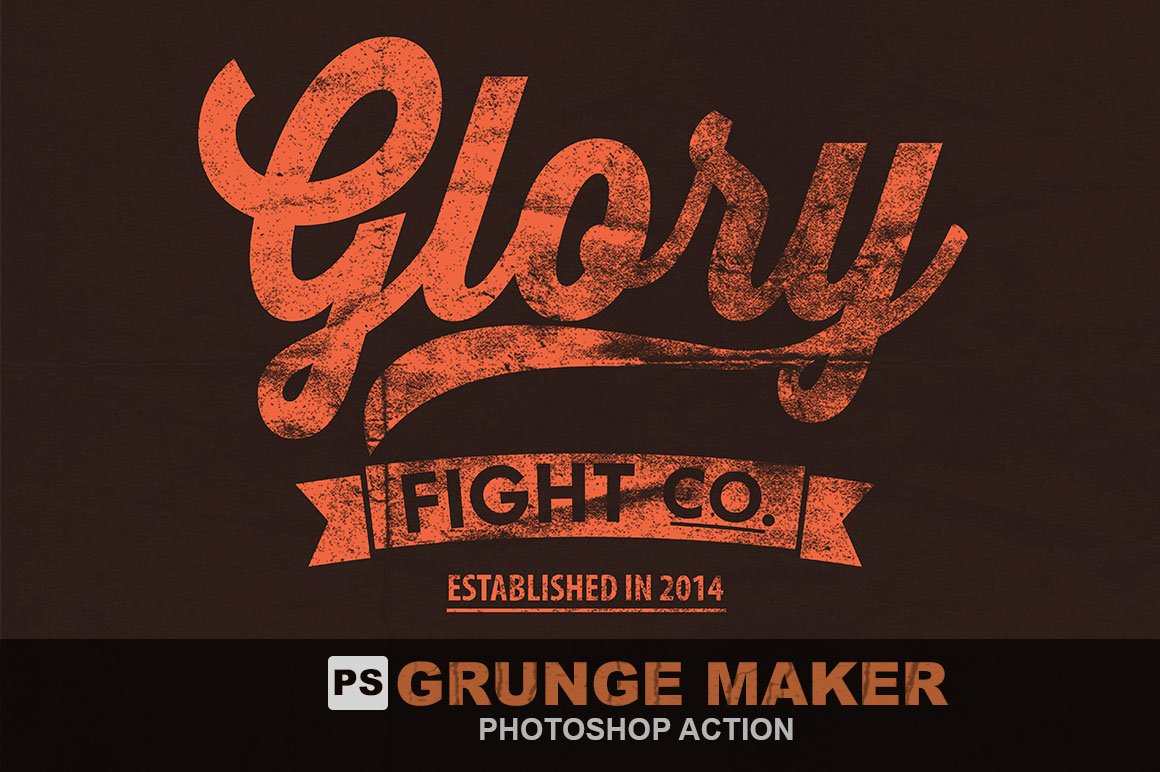 Grunge Maker Photoshop Actioncover image.
