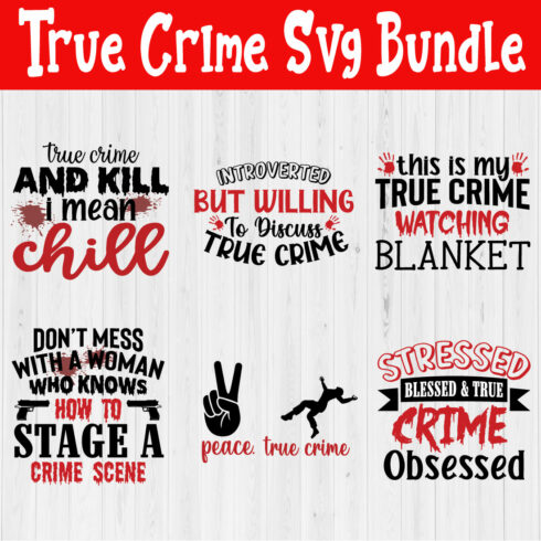 True Crime Svg Bundle Vol9 cover image.