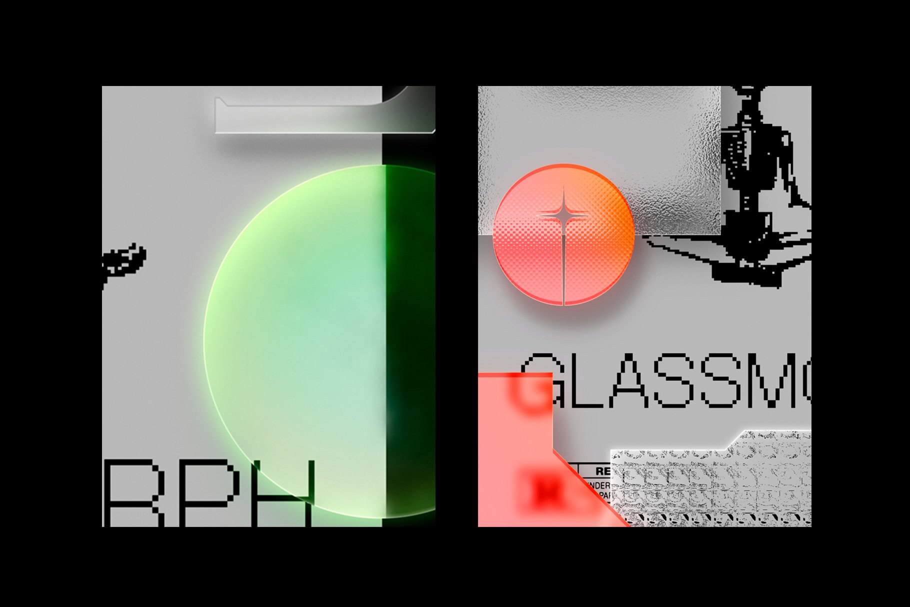 GlassMorph Action Packpreview image.