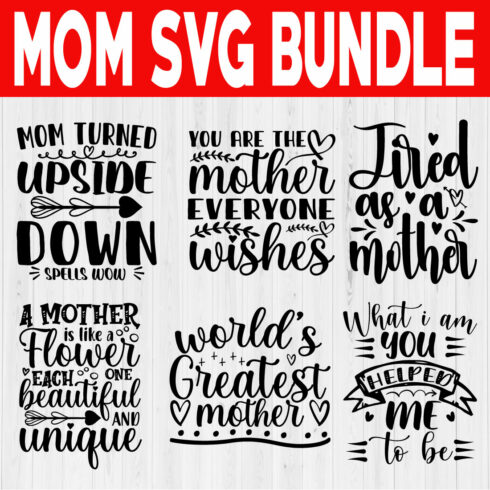 Mom Svg Bundle Vol29 cover image.