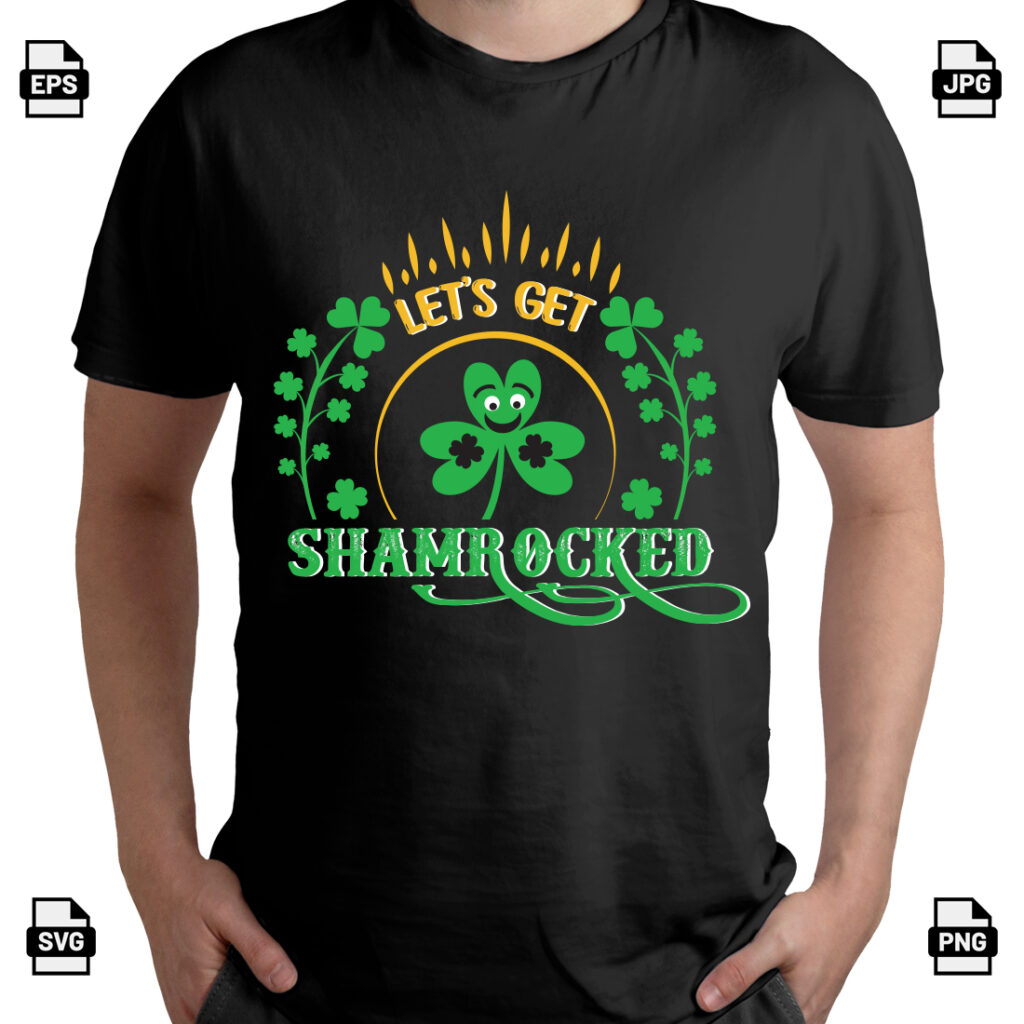 Lets Get Shamrocked St Patricks Day T Shirt Masterbundles