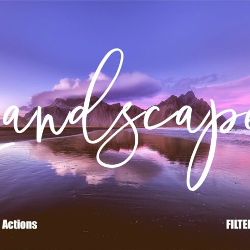 Landscape Actions | Photoshopcover image.