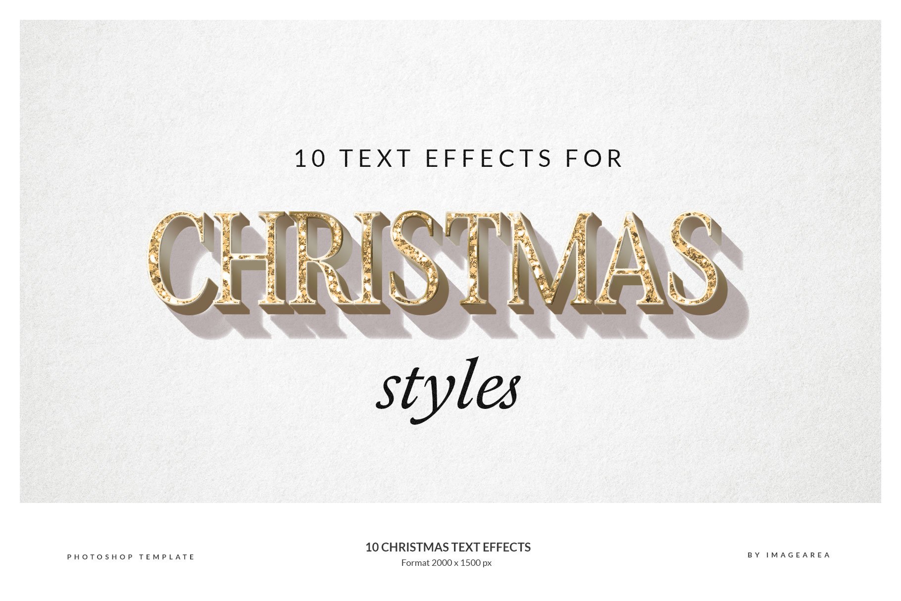 Christmas Text Effectscover image.