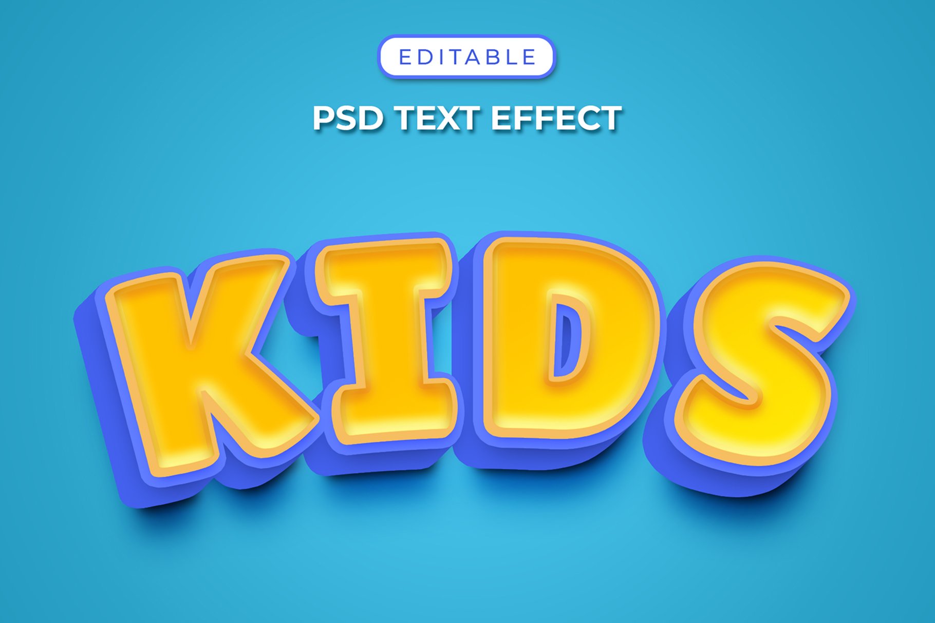 Kids text effectcover image.