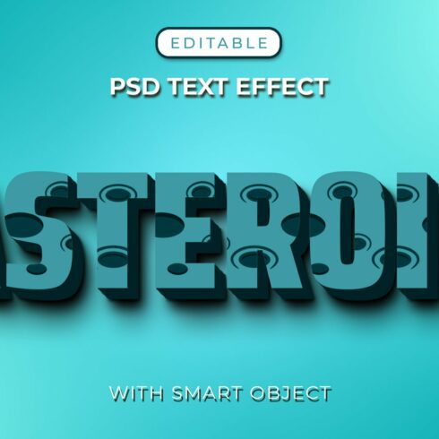 Asteroid text effectcover image.