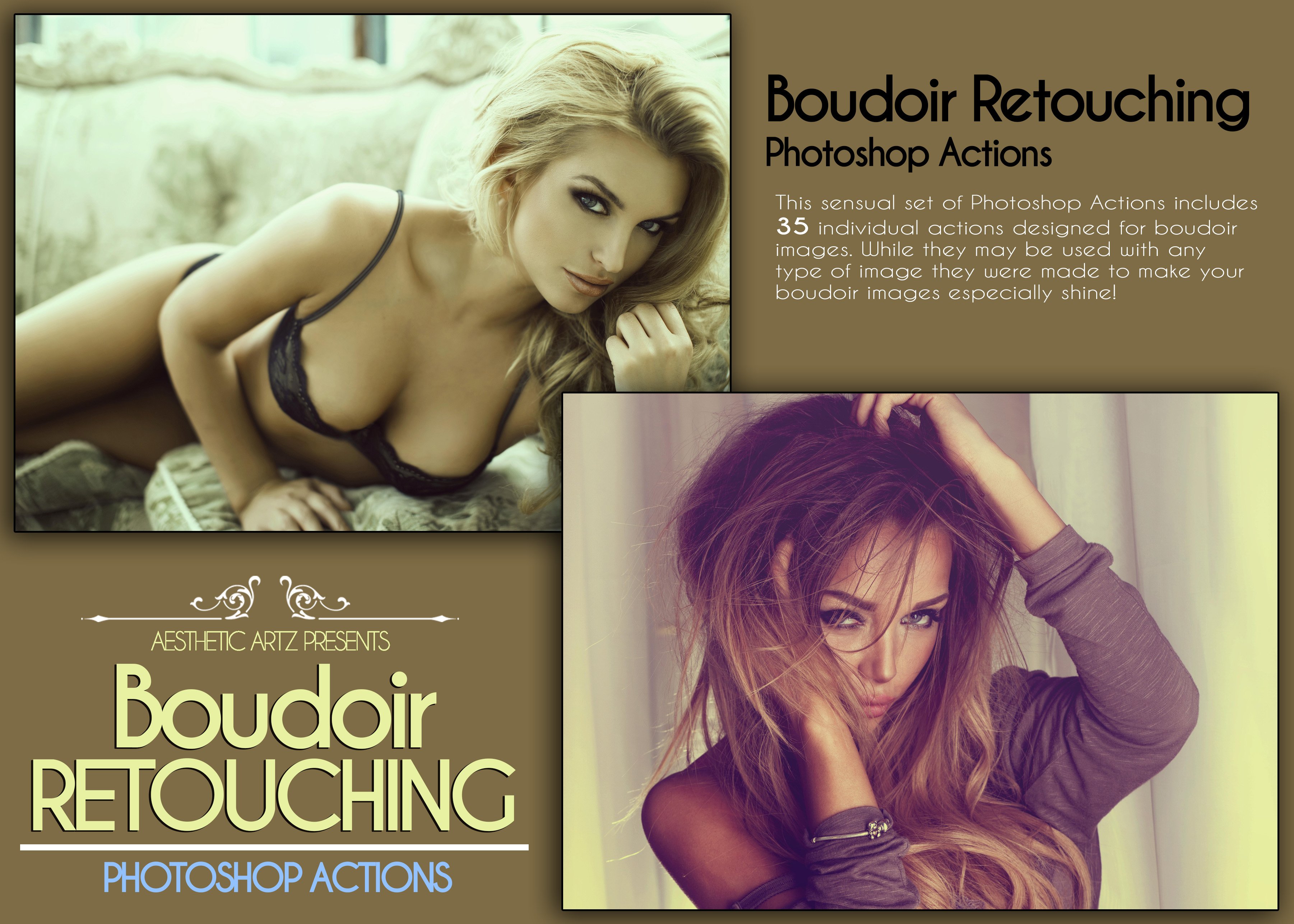 Boudoir Retouching Photoshop Actionspreview image.