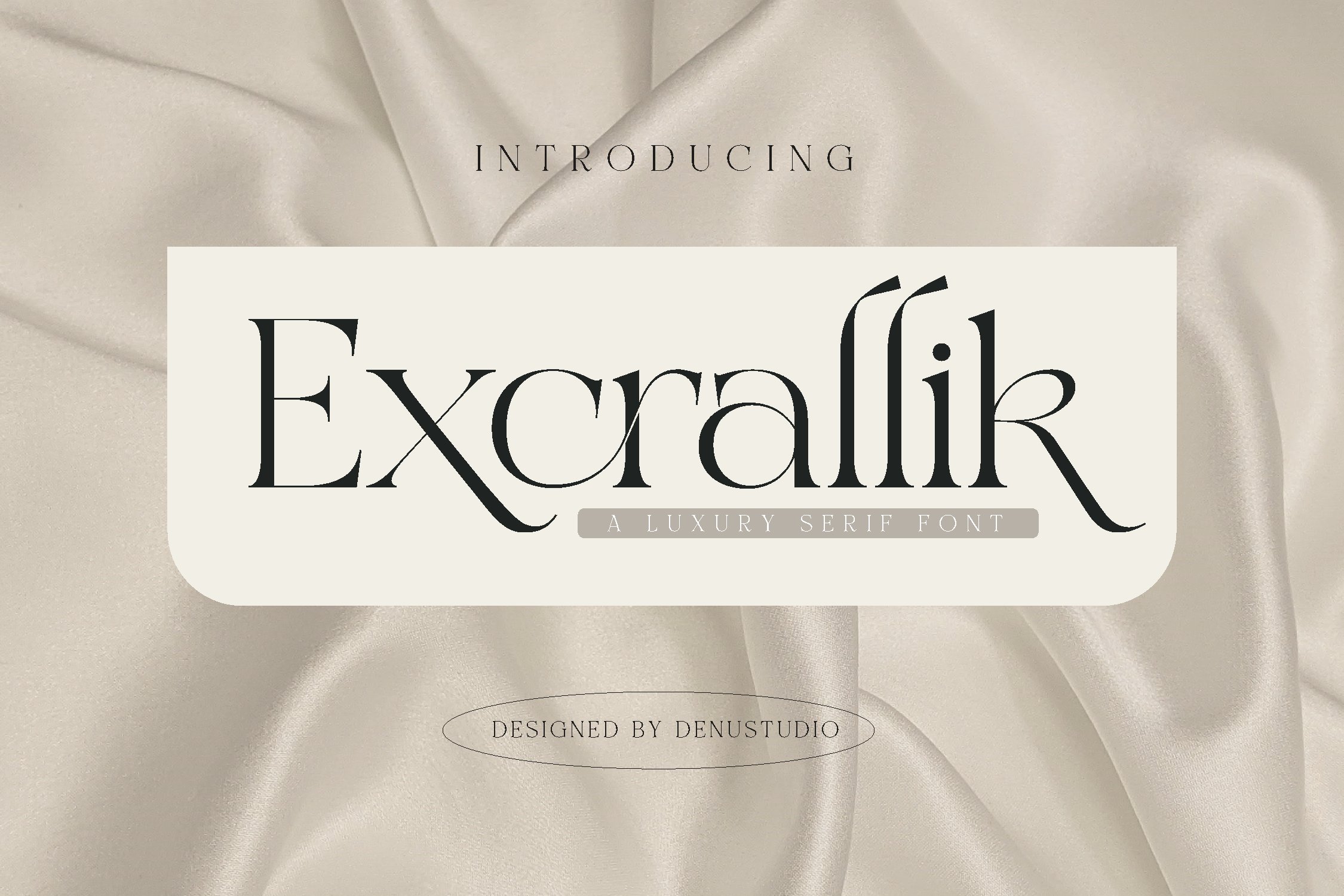 Excrallik Modern Serif cover image.