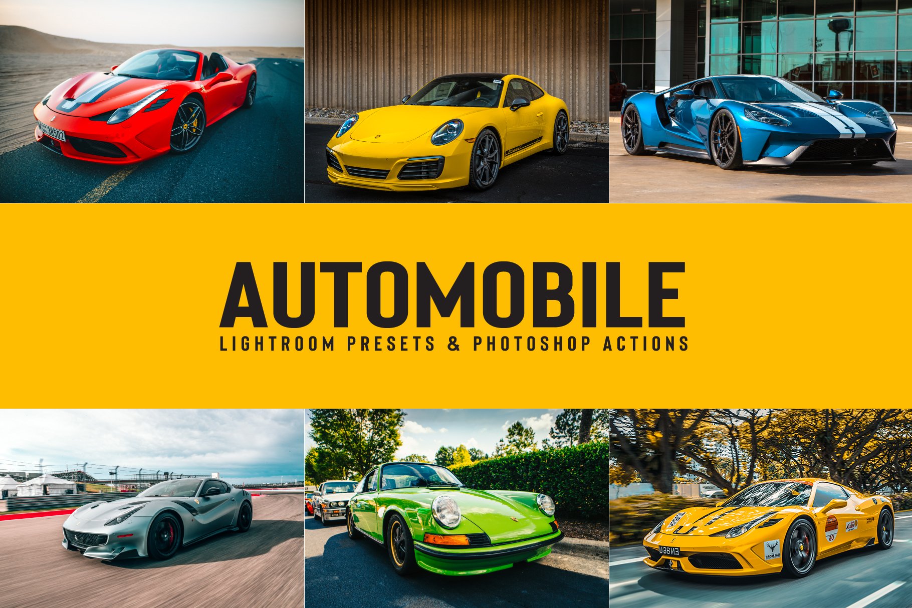 20 Automobile Presets & Actionscover image.