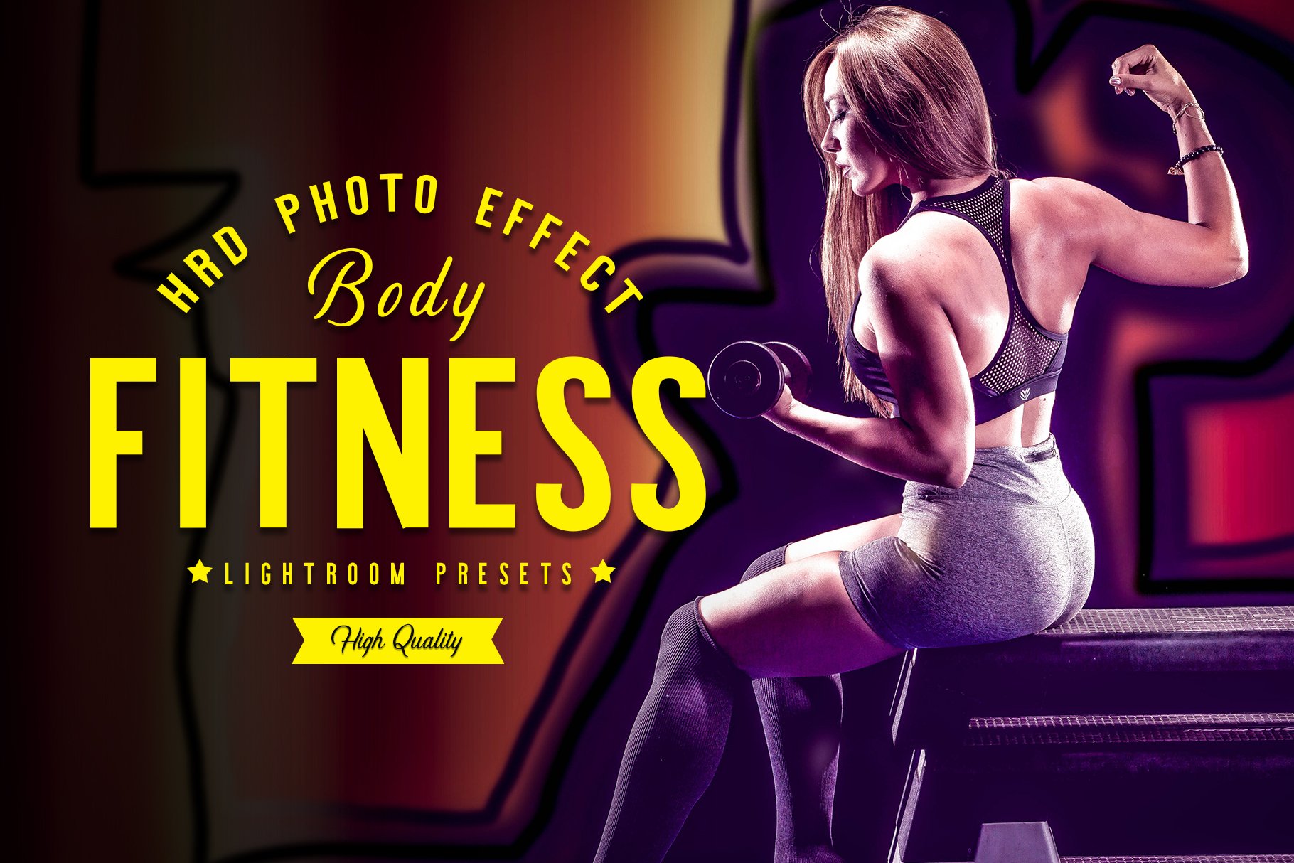 Body Fitness Lightroom Presetscover image.