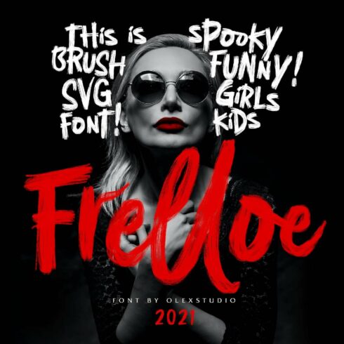 FRELLOE - SVG FONT cover image.