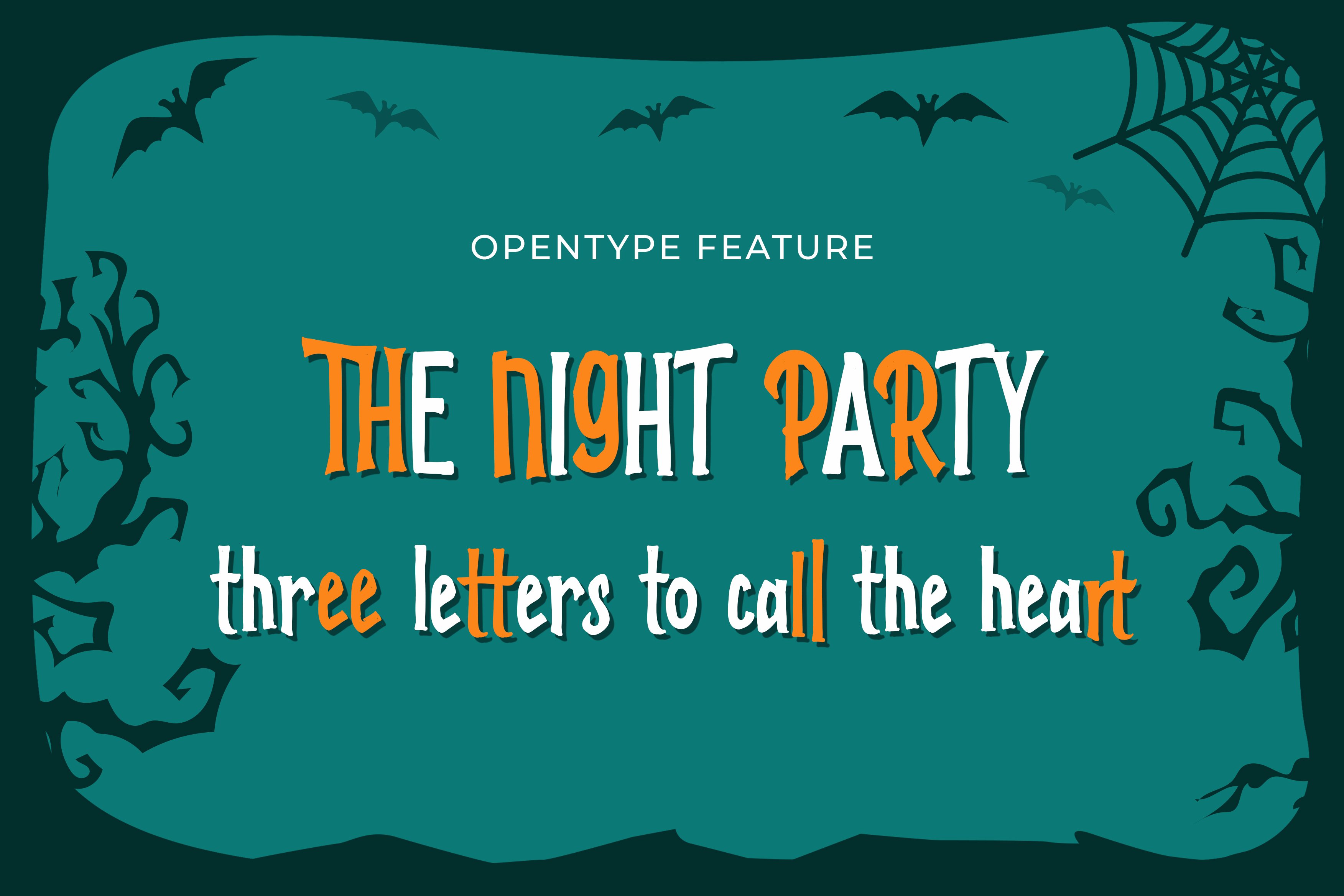 Hayowen Spooky Typeface + Extras preview image.