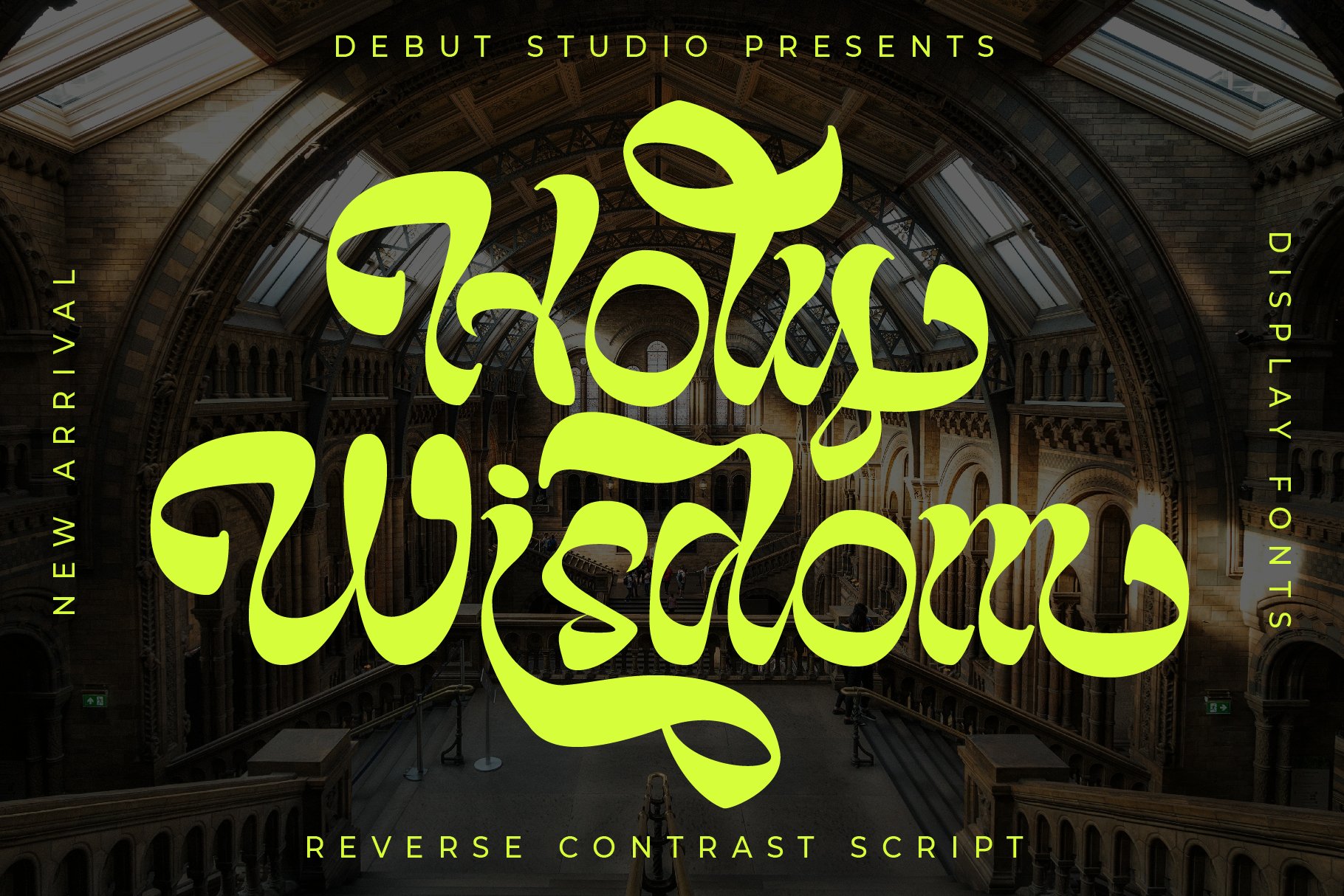 HOLY WISDOM Reverse Contrast Script cover image.