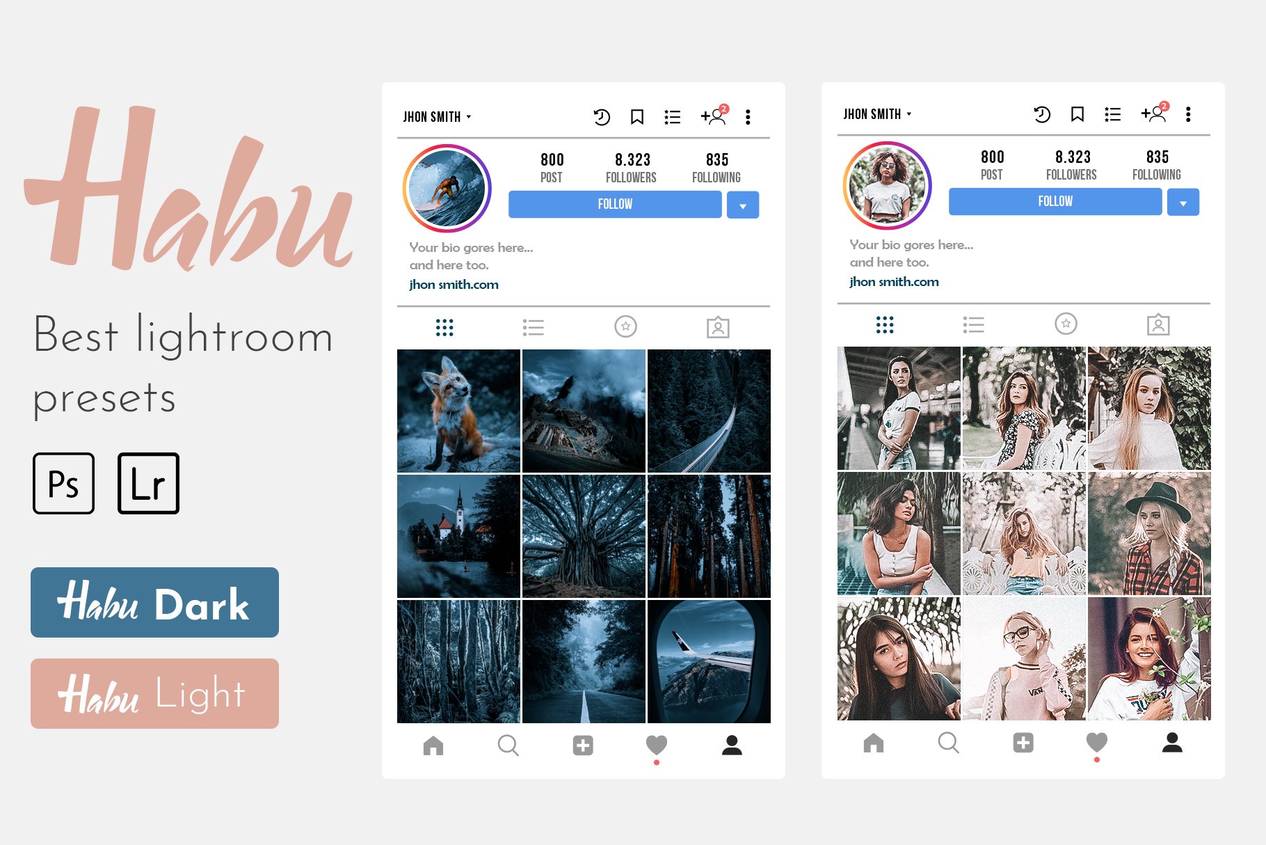Habu Instagram Lightroom Presetscover image.