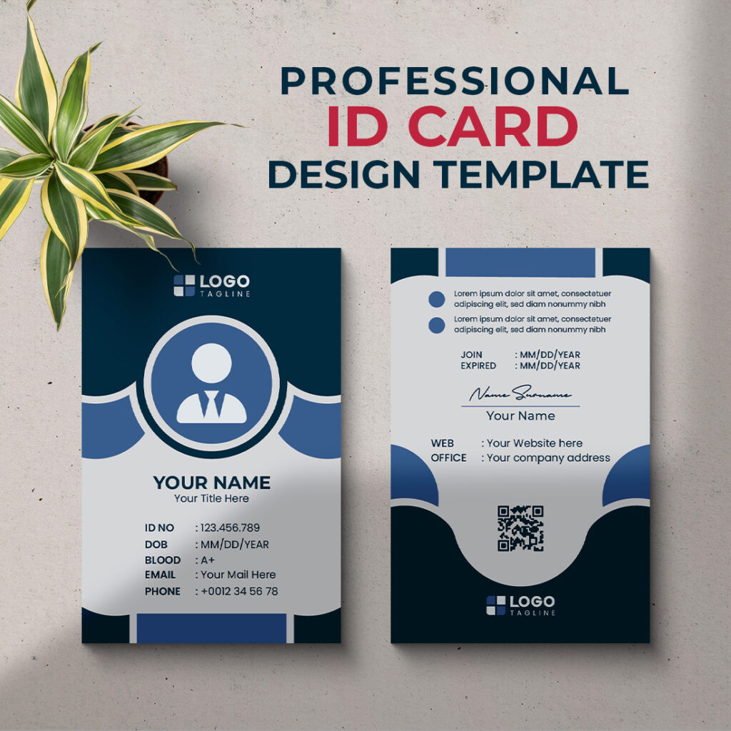 Professional Creative Modern Unique Id Card Design Masterbundles