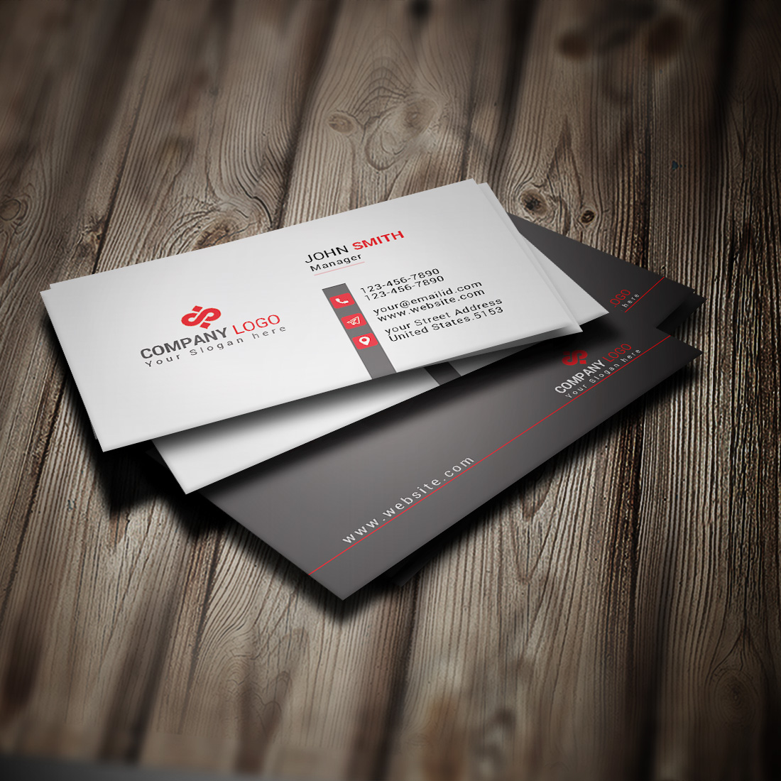 Modern Business Card preview image.