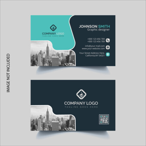 Creative Clean And Modern Business Card Design cover image.