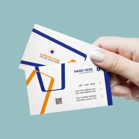 5 Premium Business Card Bundle Design Template cover image.