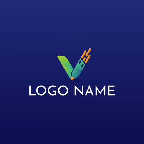 V Letter Logo Design cover image.