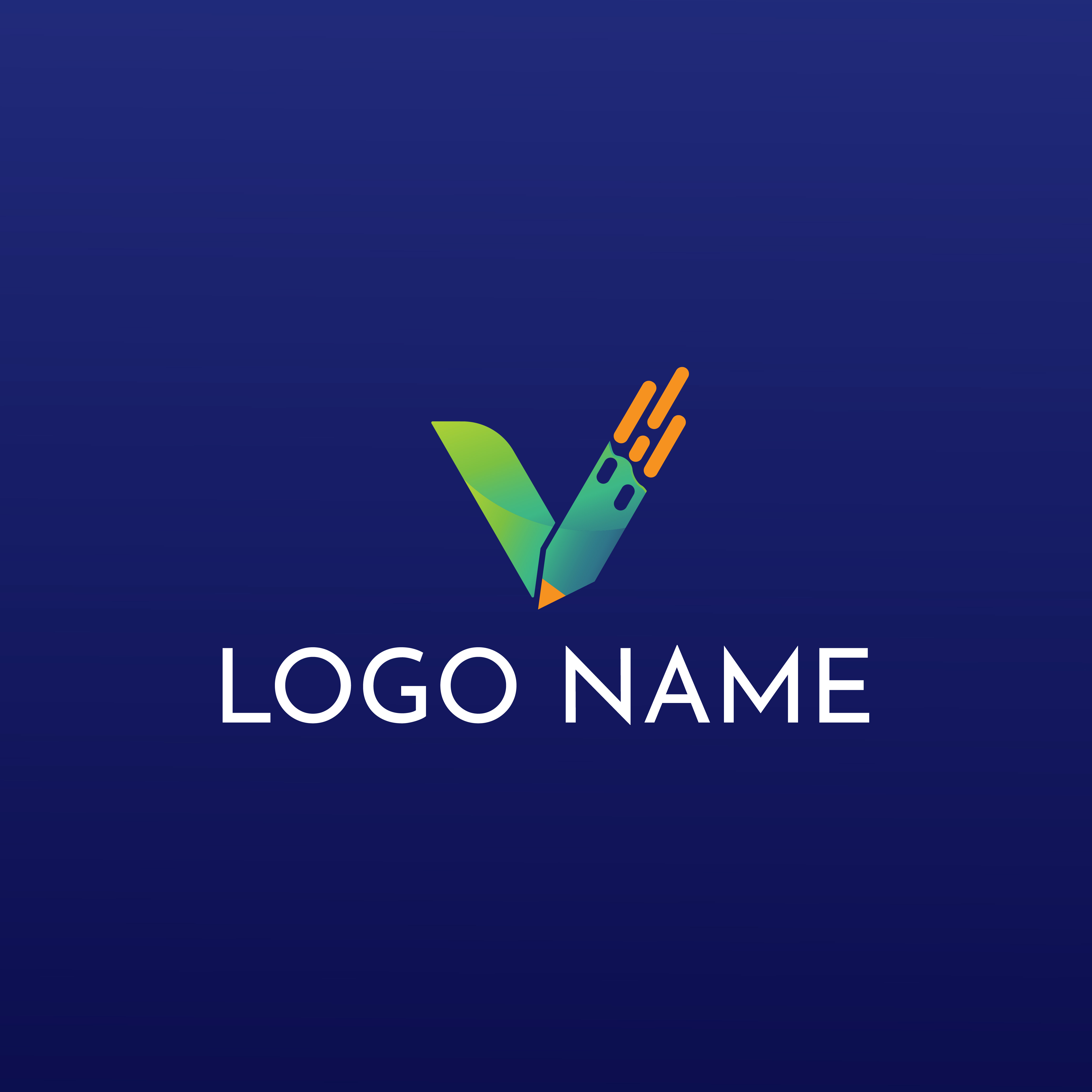 V Letter Logo Design cover image.