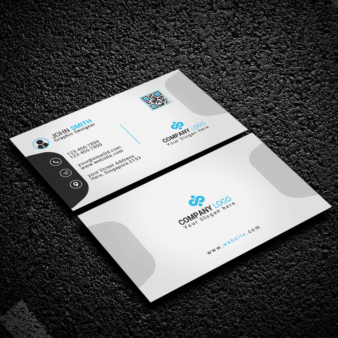 Corporate Business Card preview image.