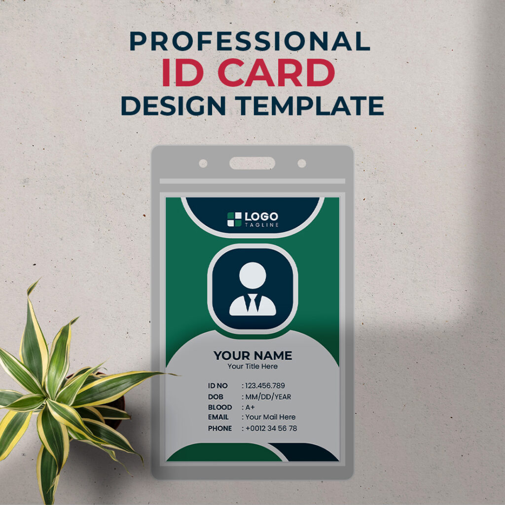 Professional Creative Modern Unique Id Card Template Design - MasterBundles