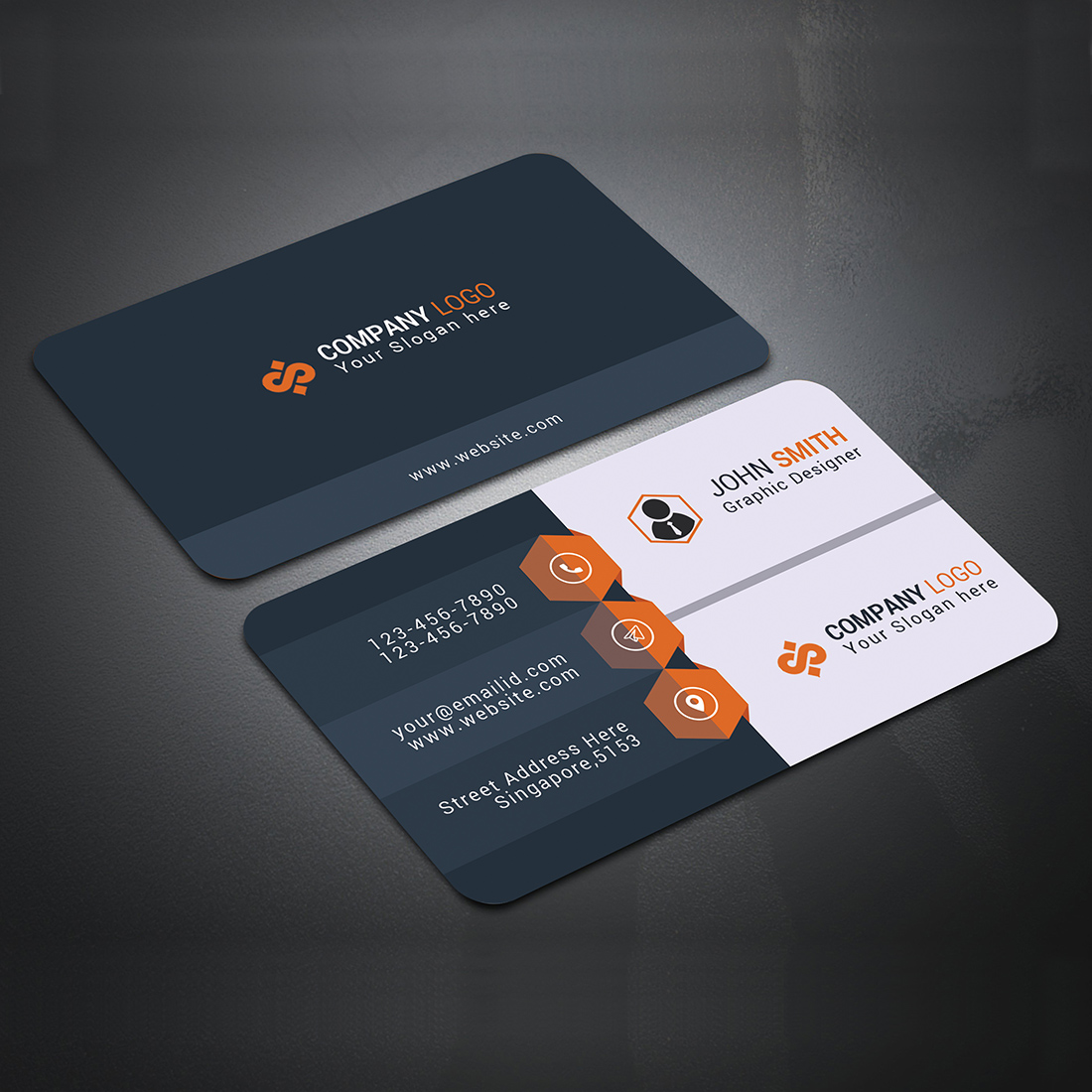 Modern Business Card preview image.