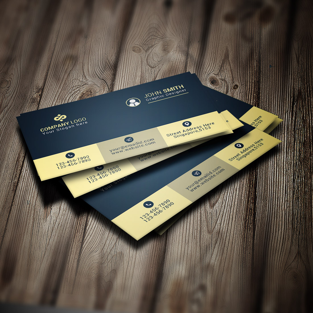Luxury Business Card preview image.